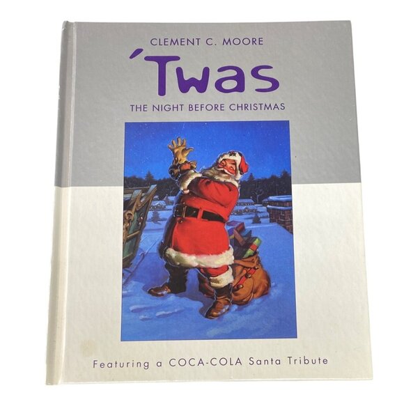 2001 Hallmark Twas the Night Before Christmas Coca Cola Hardcover Book - Picture 1 of 6